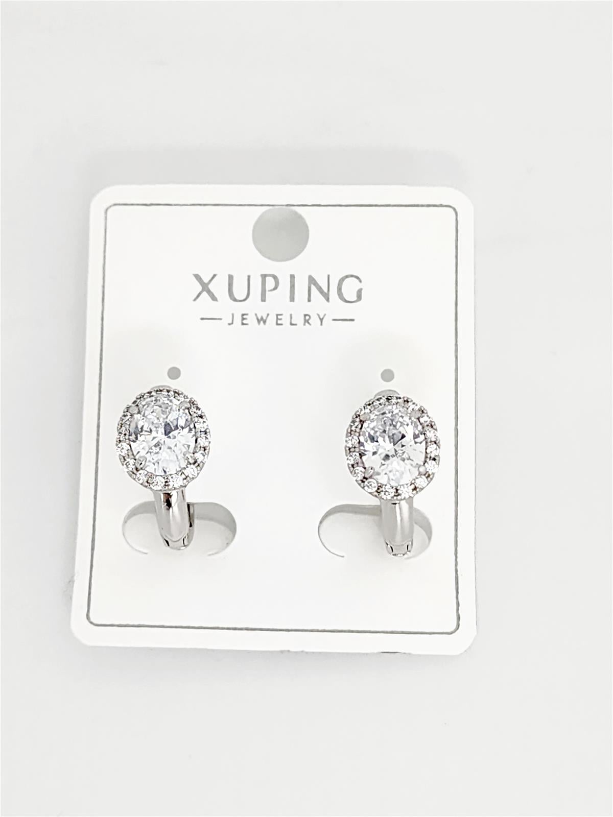 Tek Taş Halka Silver VIP Xuping Küpe