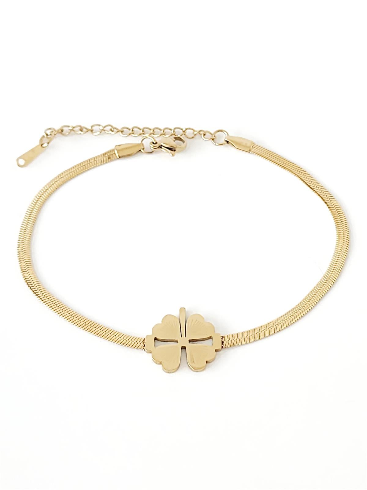 Yonca Model İtalyan zincirli Halhal