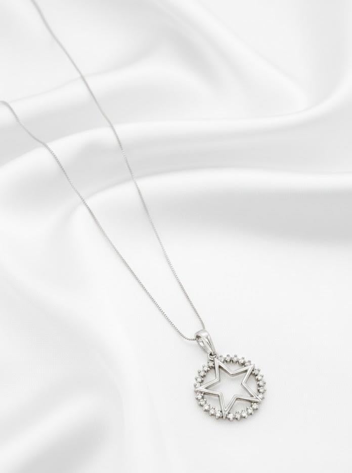 Zirkon Star Silver Premium Xuping Kolye