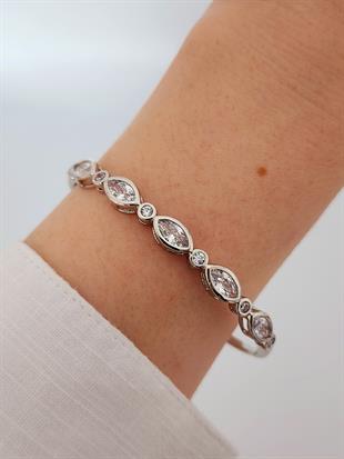 Arpa Taşlı Silver Xuping VIP Bileklik