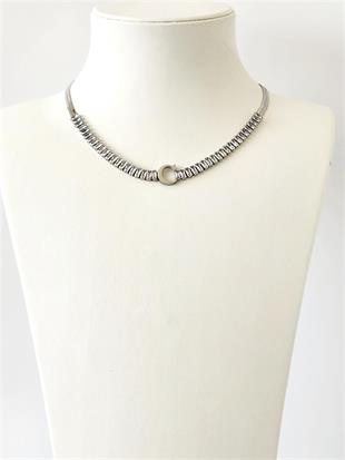 Baget Suyolu İtalyan Silver Harf Kolye