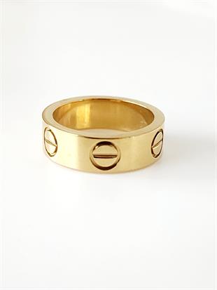 Çelik Gold Crtr Model Yüzük
