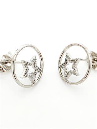 Circle Star Silver VIP Xuping Küpe