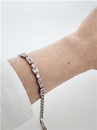 Damla Zirkon Silver Xuping VIP Premium Bileklik