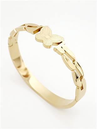 Golden Kelebek Kelepçe Bileklik
