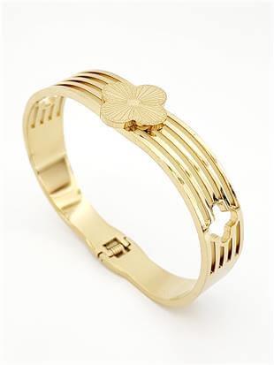 Golden Yonca Kelepçe Bileklik