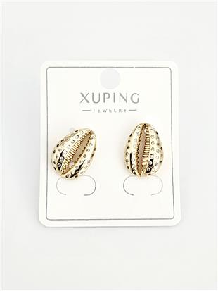 İstiridye Model Gold VIP Xuping Küpe