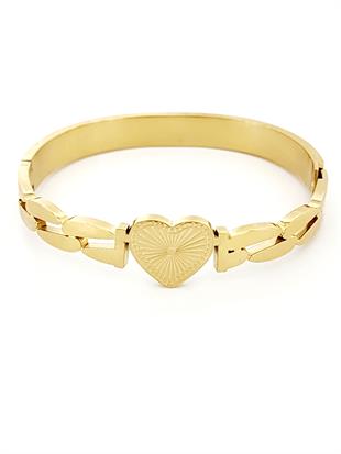 Kalp Sarmal Kelepçe Bileklik