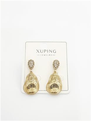 Minimal Yaprak Gold VIP Xuping Küpe