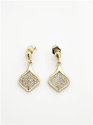 Shining Square Gold VIP Xuping Küpe