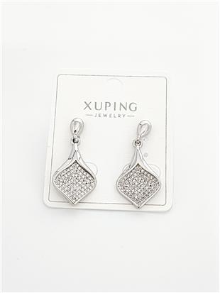 Shining Square Silver VIP Xuping Küpe