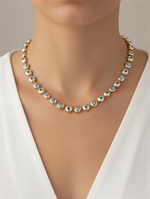 Sıralı Nazar VIP Premium Kolye