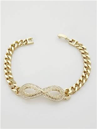 Sonsuzluk Zirkon Gold Xuping VIP Premium Bileklik