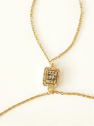 Zirkon İşlemeli Çelik Şahmeran