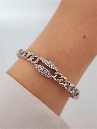 Zirkon Retro Silver Xuping VIP Bileklik