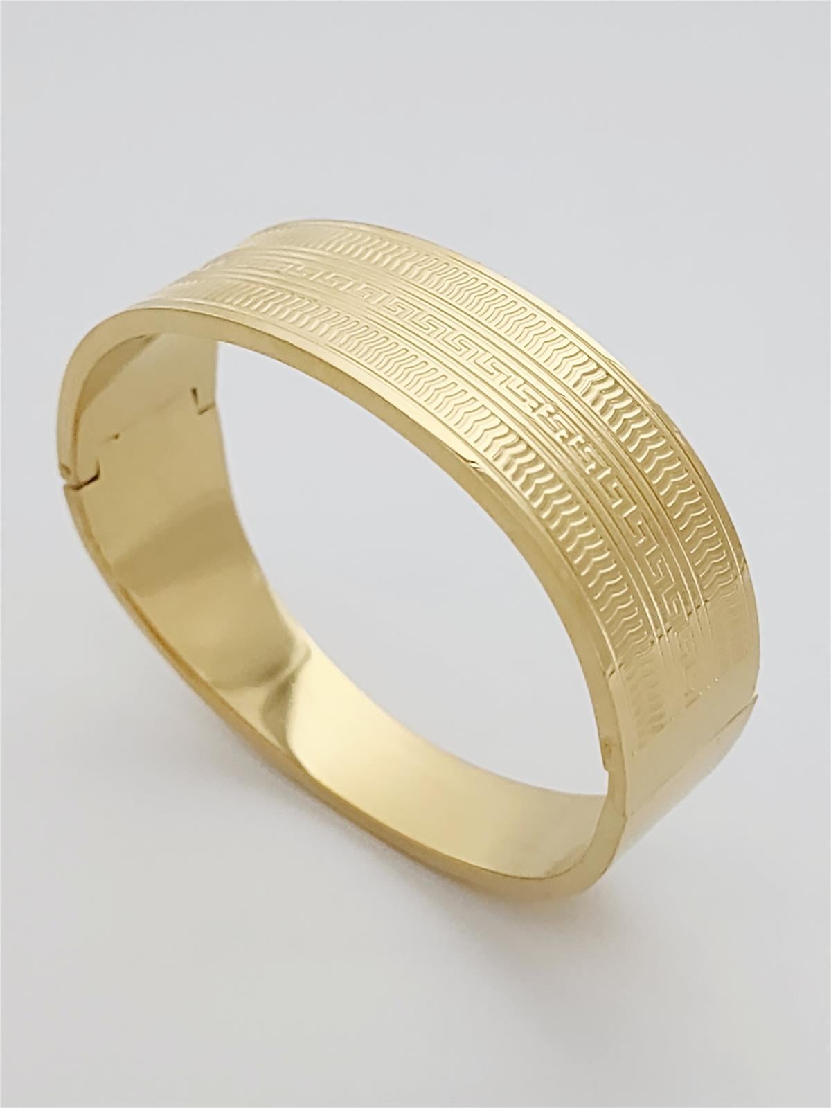 Asya Model Gold Kelepçe Bileklik