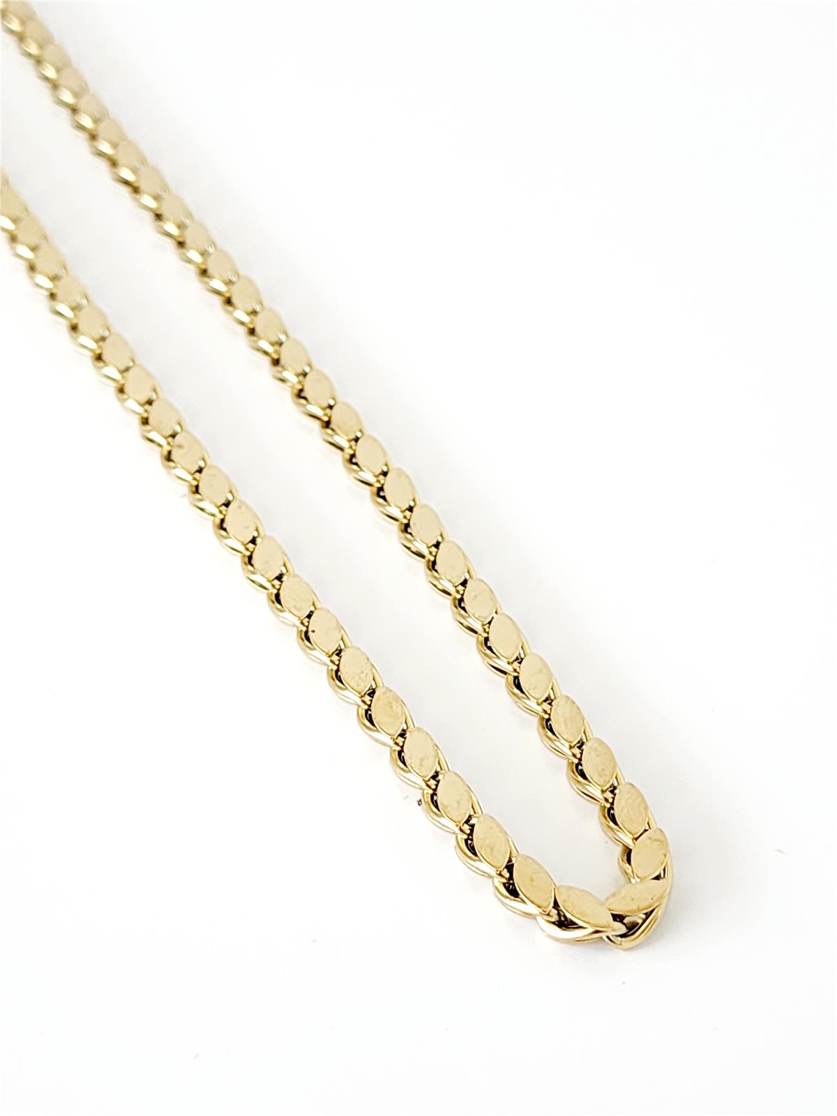 Çelik Gold İnce Arpa Kolye 45 cm