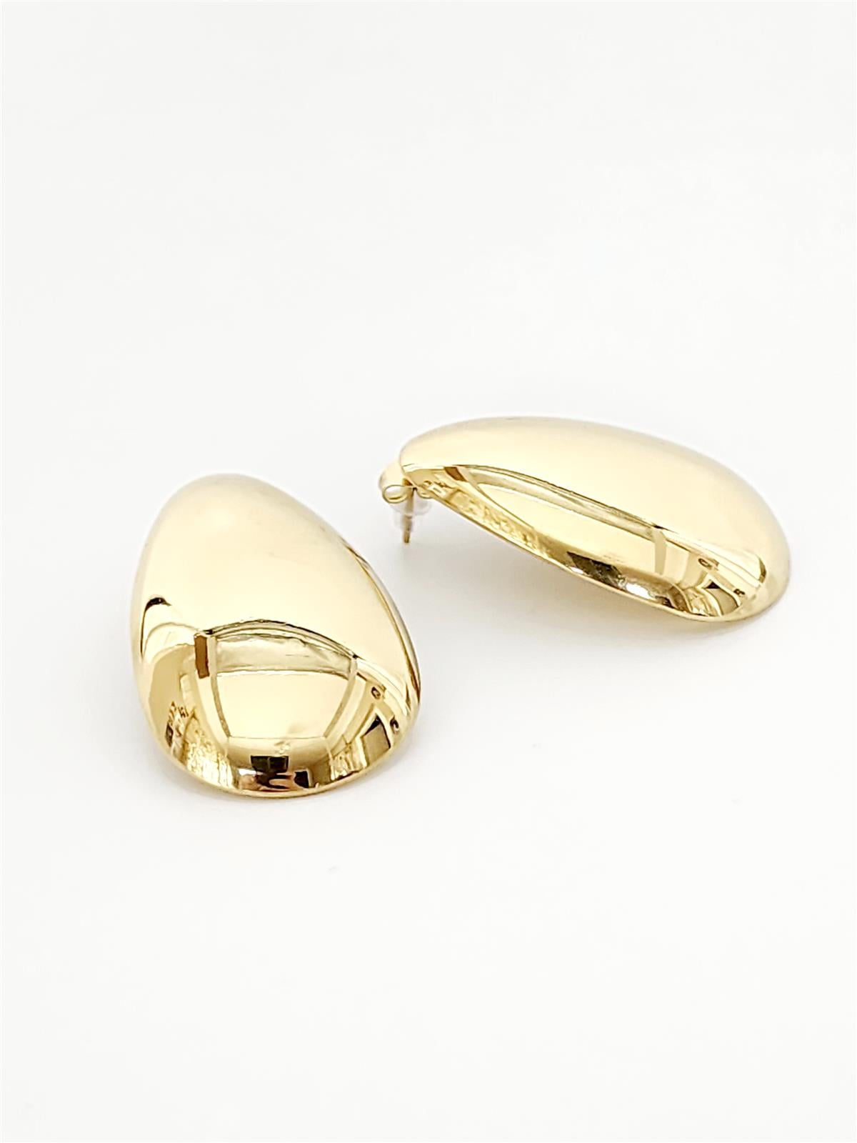 Modern Oval Model Küpe