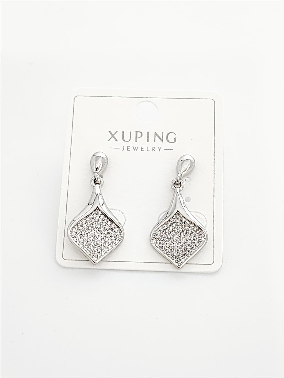 Shining Square Silver VIP Xuping Küpe