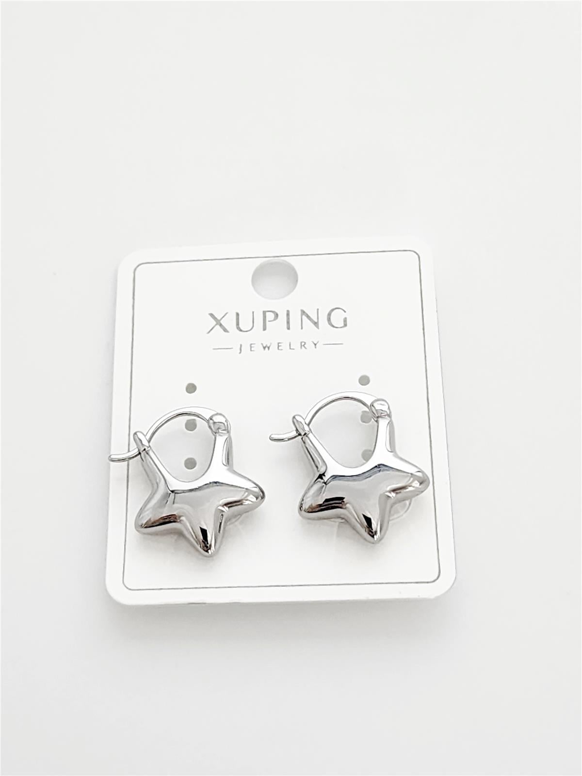 Yıldız Detaylı Silver VIP Xuping Küpe