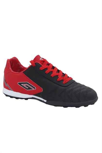 Bluefeet Dgn Siyah Kırmızı Halısaha Erkek Futbol Spor Ayakkabı