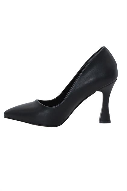 Bluefeet S58 Siyah 8 Cm Sivri Burun Kadın Stiletto Ayakkabı
