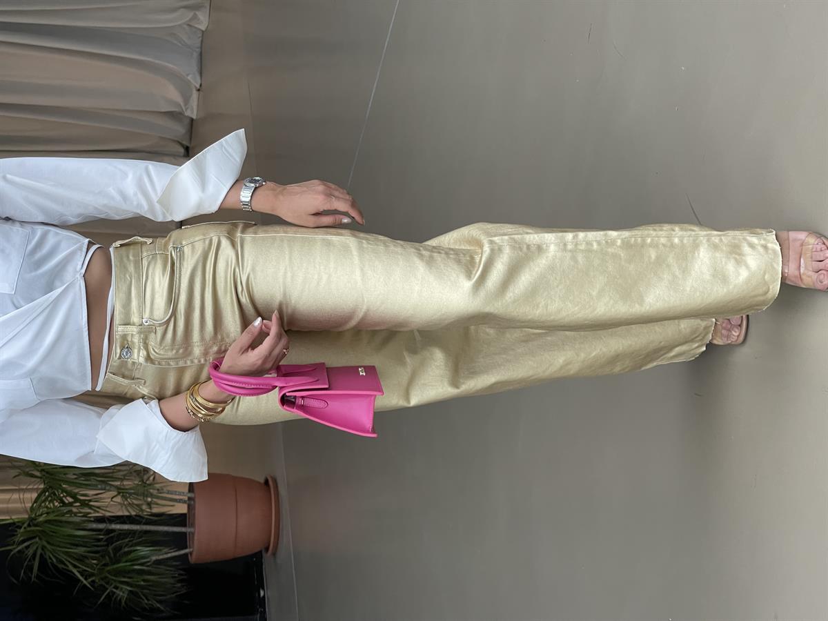 GOLD DENIM PANTOLON