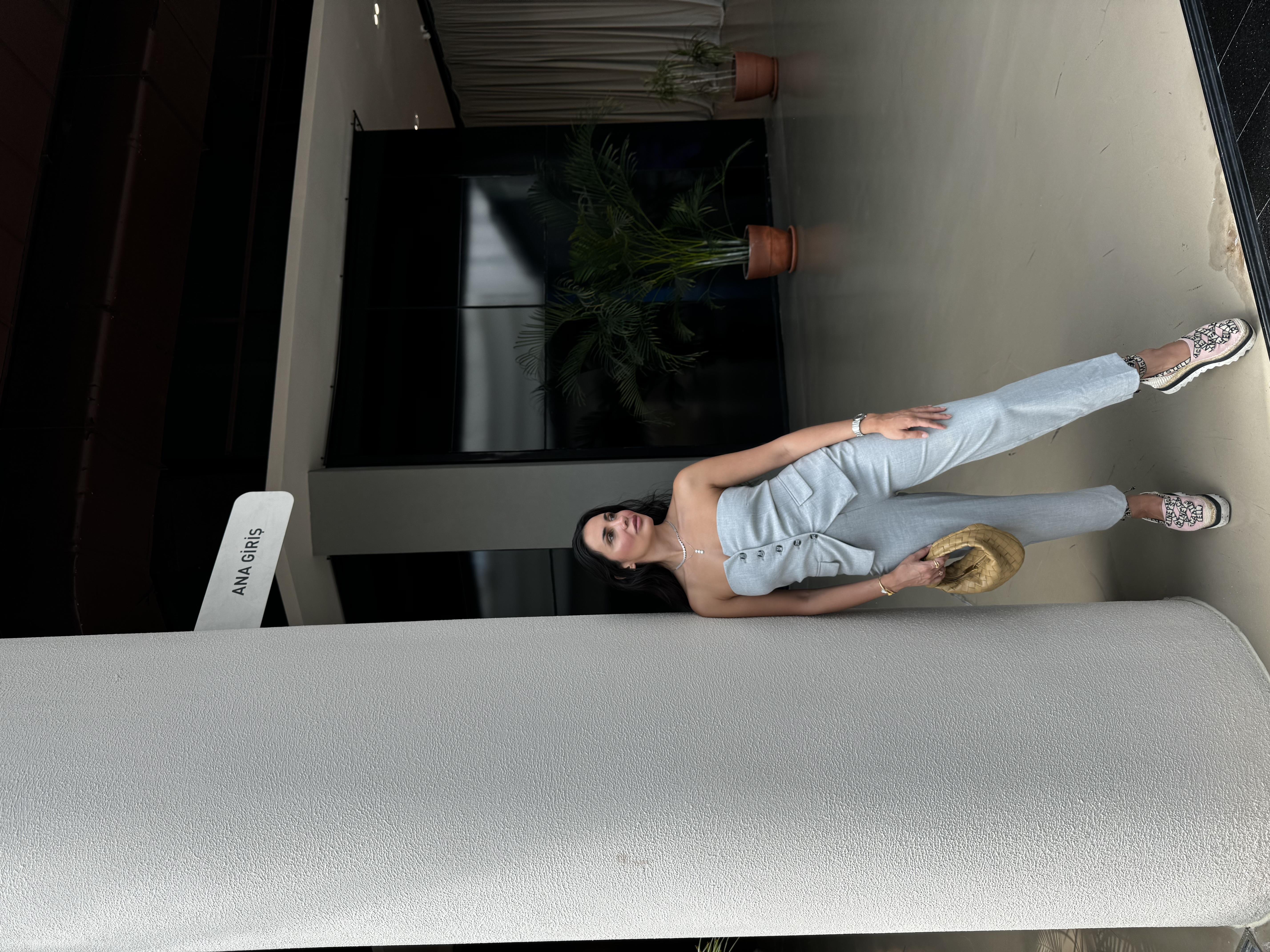 GRİ HAVUÇ MODEL PANTOLON