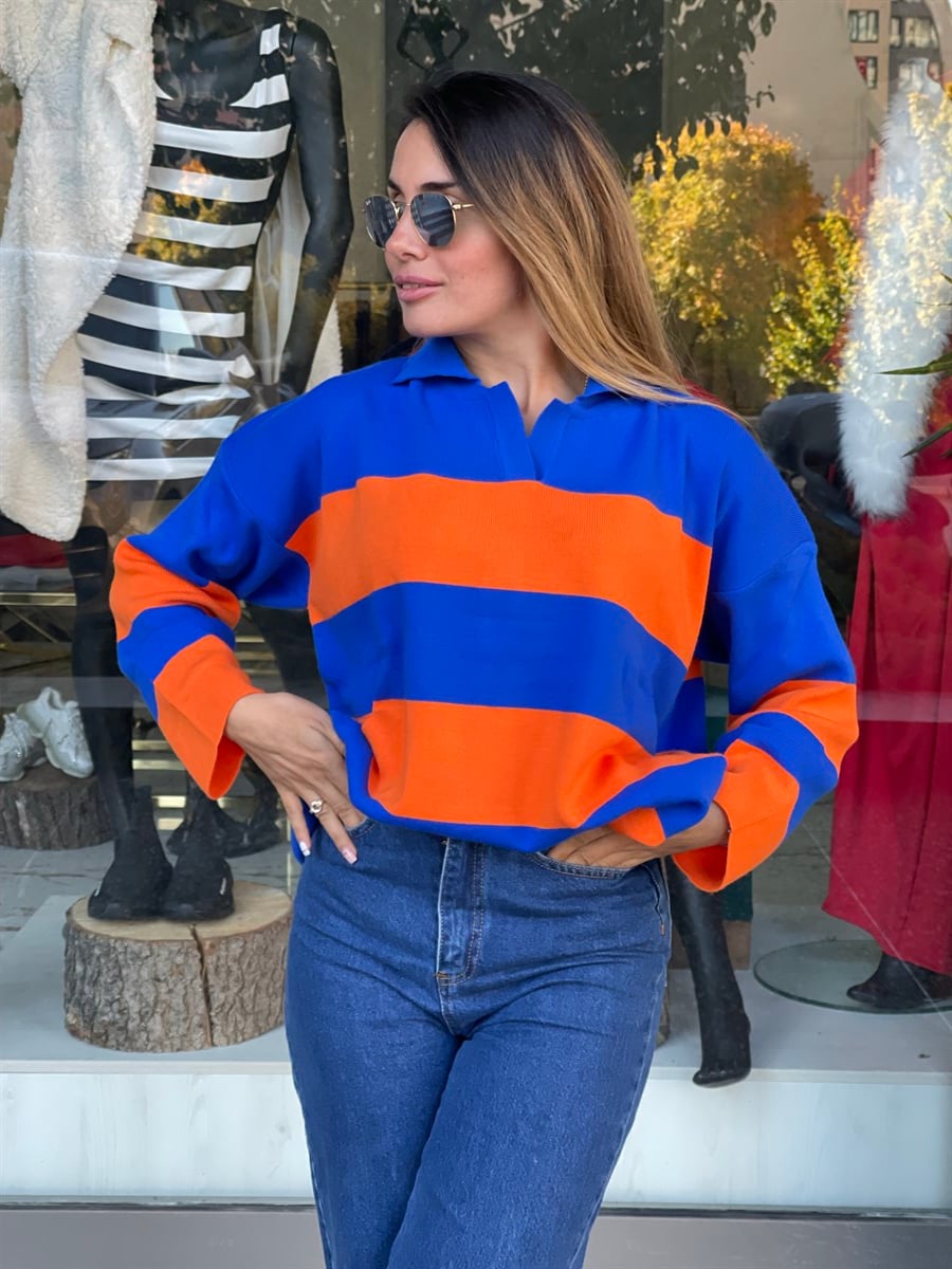 İKİ RENKLİ YAKALI TRİKO