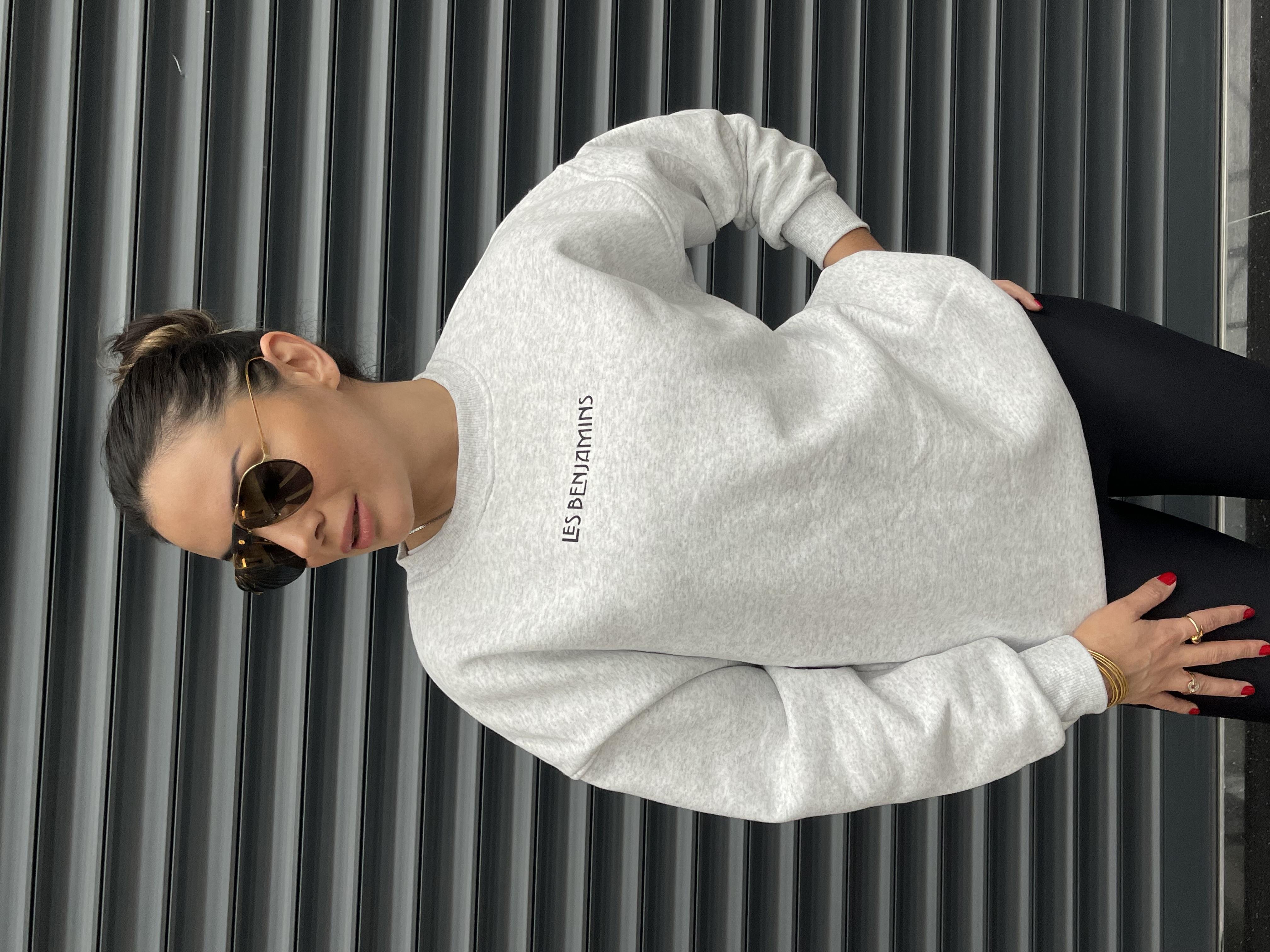 LES BENJAMINS GRİ SWEATSHIRT