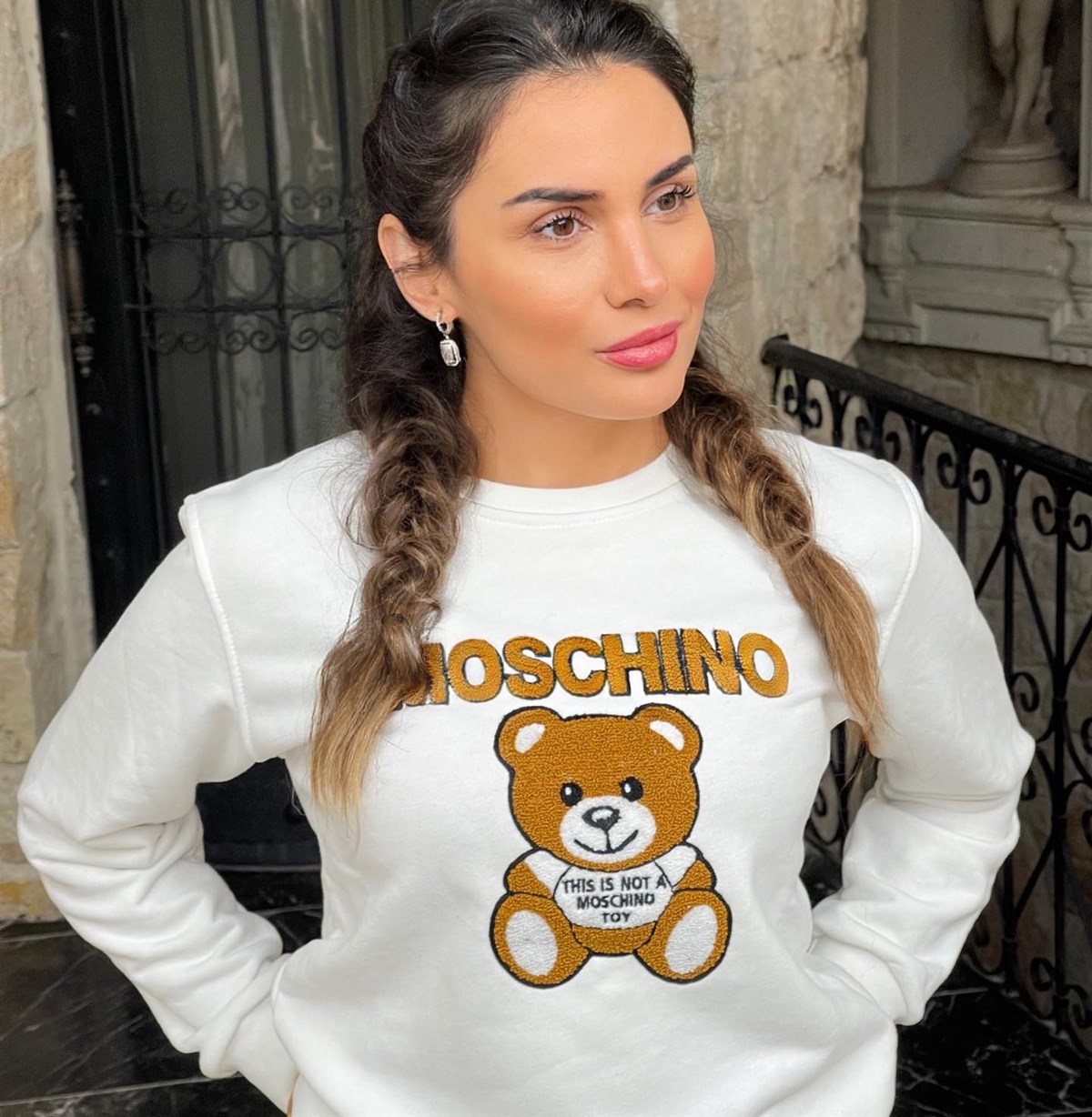 MOSCHINO BEYAZ EŞOFMAN TAKIM