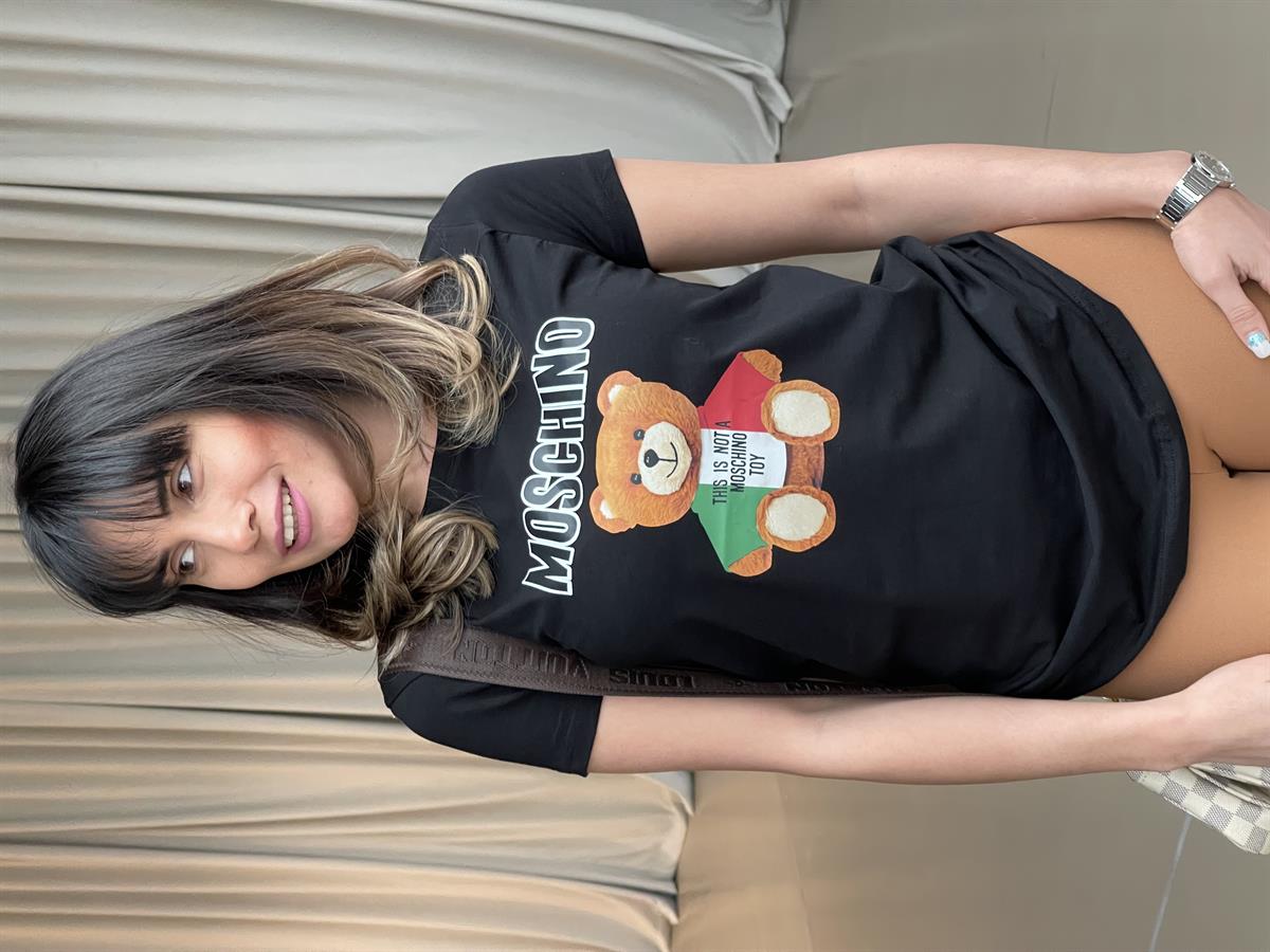 MOSCHINO SİYAH T-SHIRT
