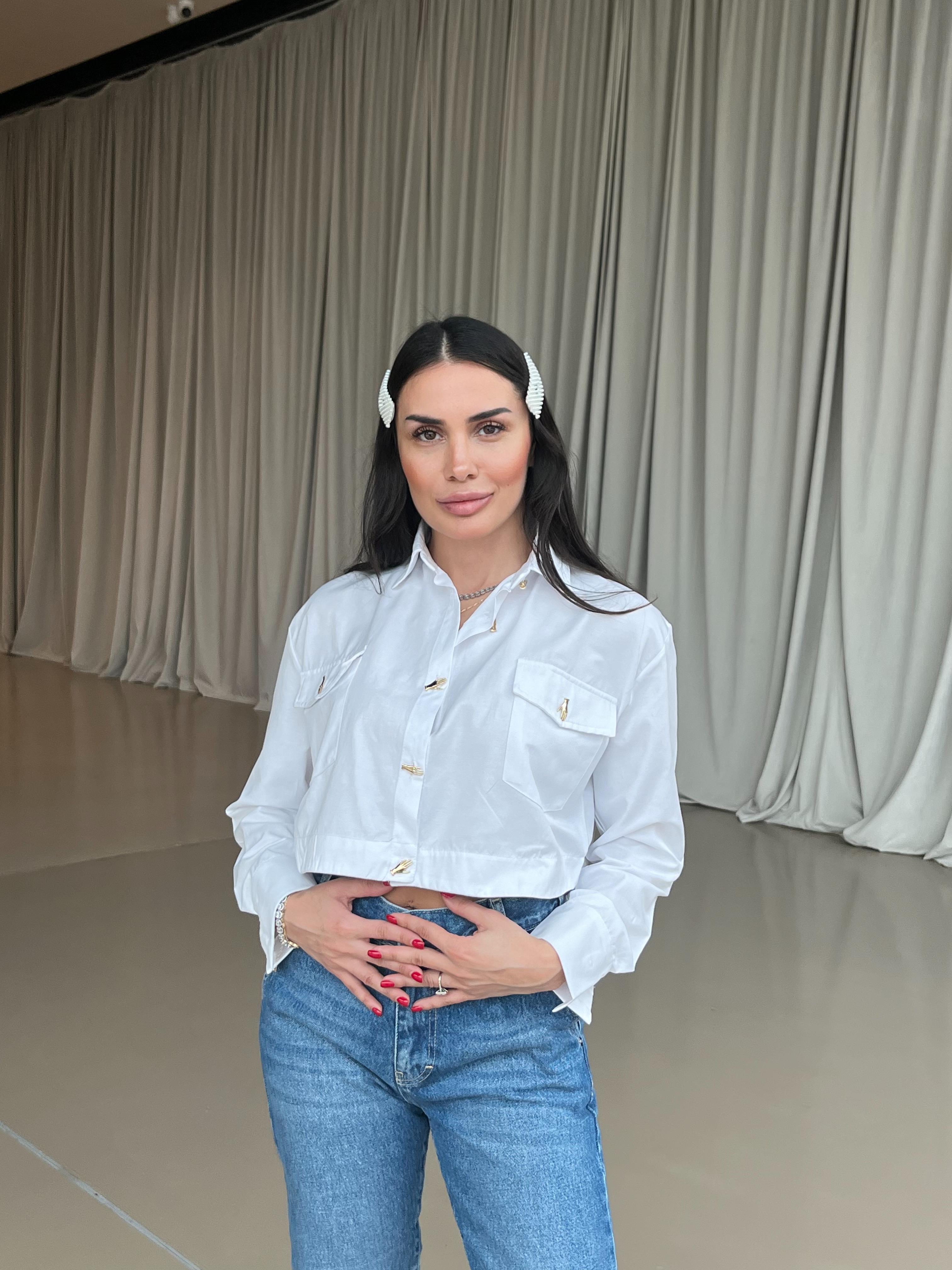 ORIJINAL MARKA BEYAZ GÖMLEK