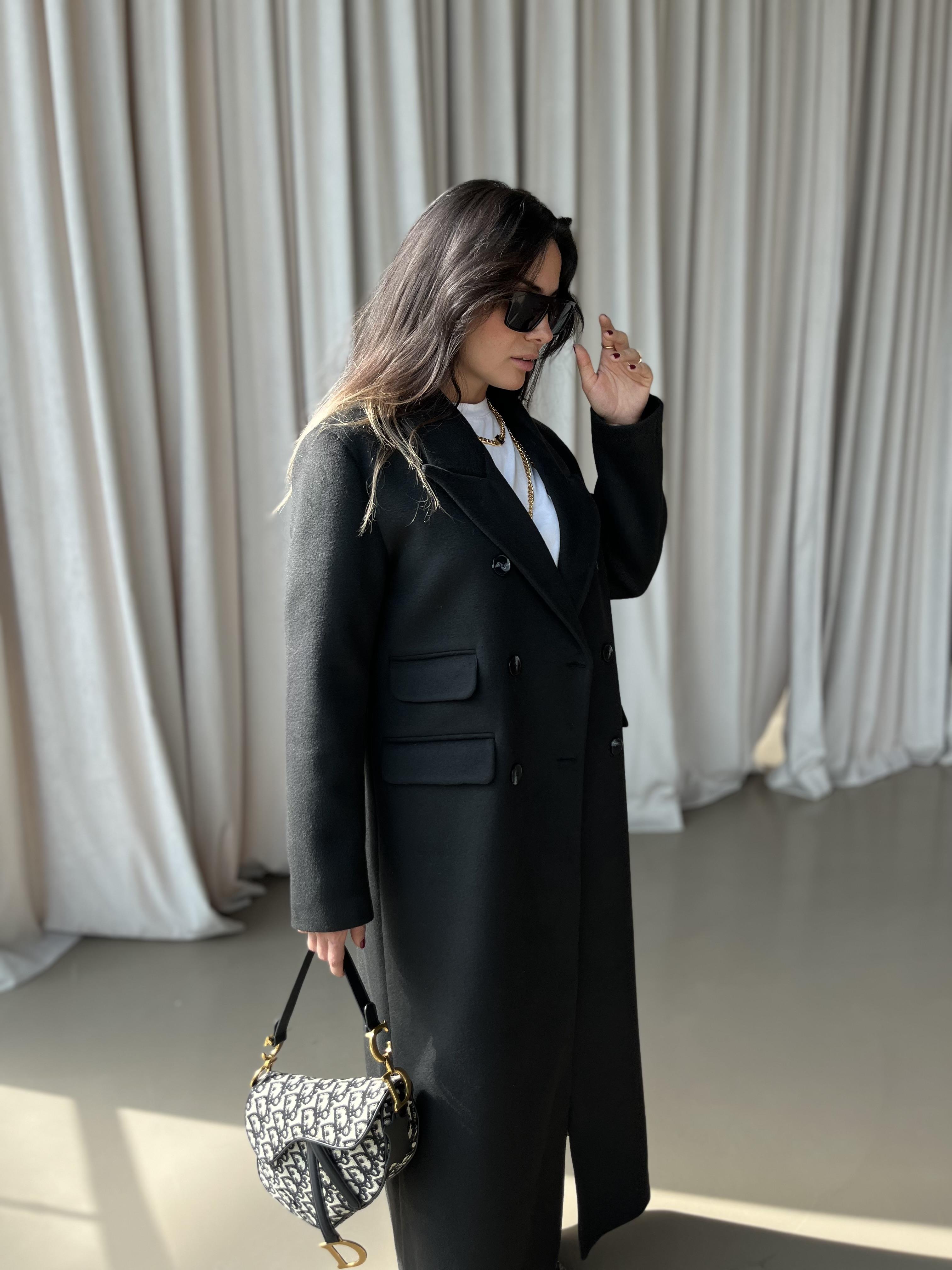 SAGAZA MODEL SİYAH KABAN