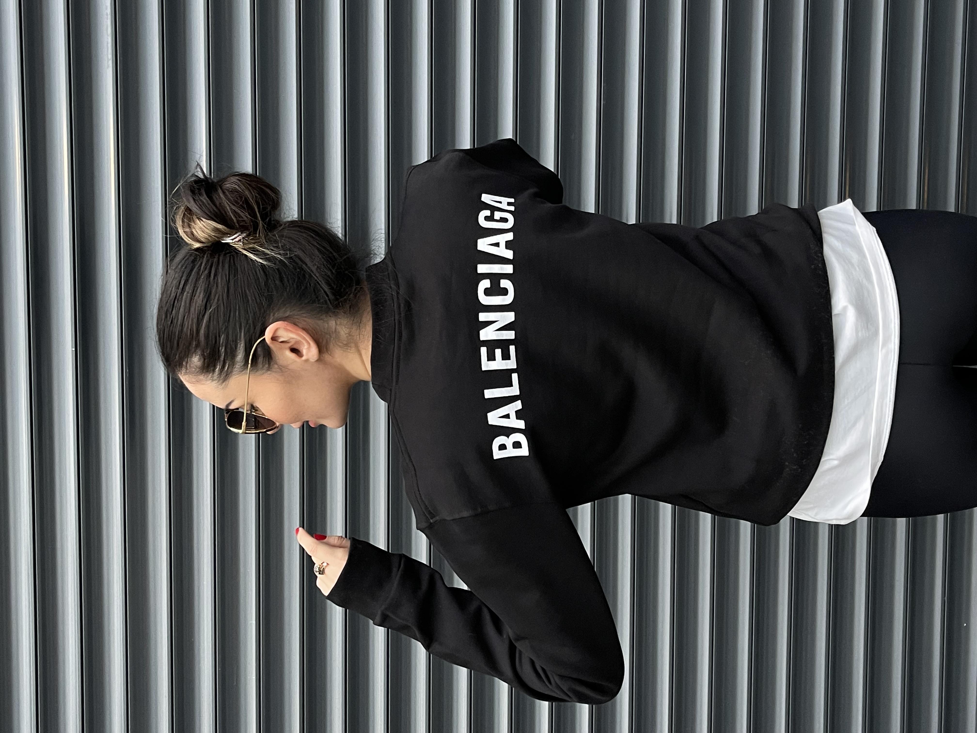 SİYAH BALENCİAGA SWEAT