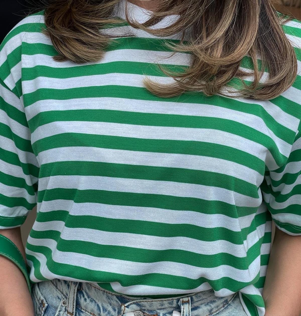 ZARA ÇİZGİLİ BASIC T-SHIRT