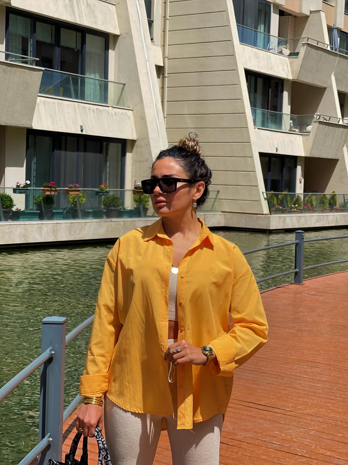 AÇIK TURUNCU GÖMLEK