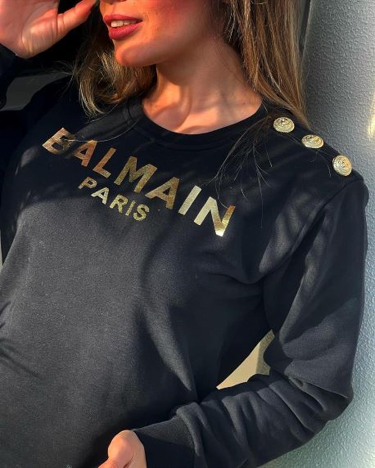 BALMAIN 3 DÜĞMELİ SWEAT