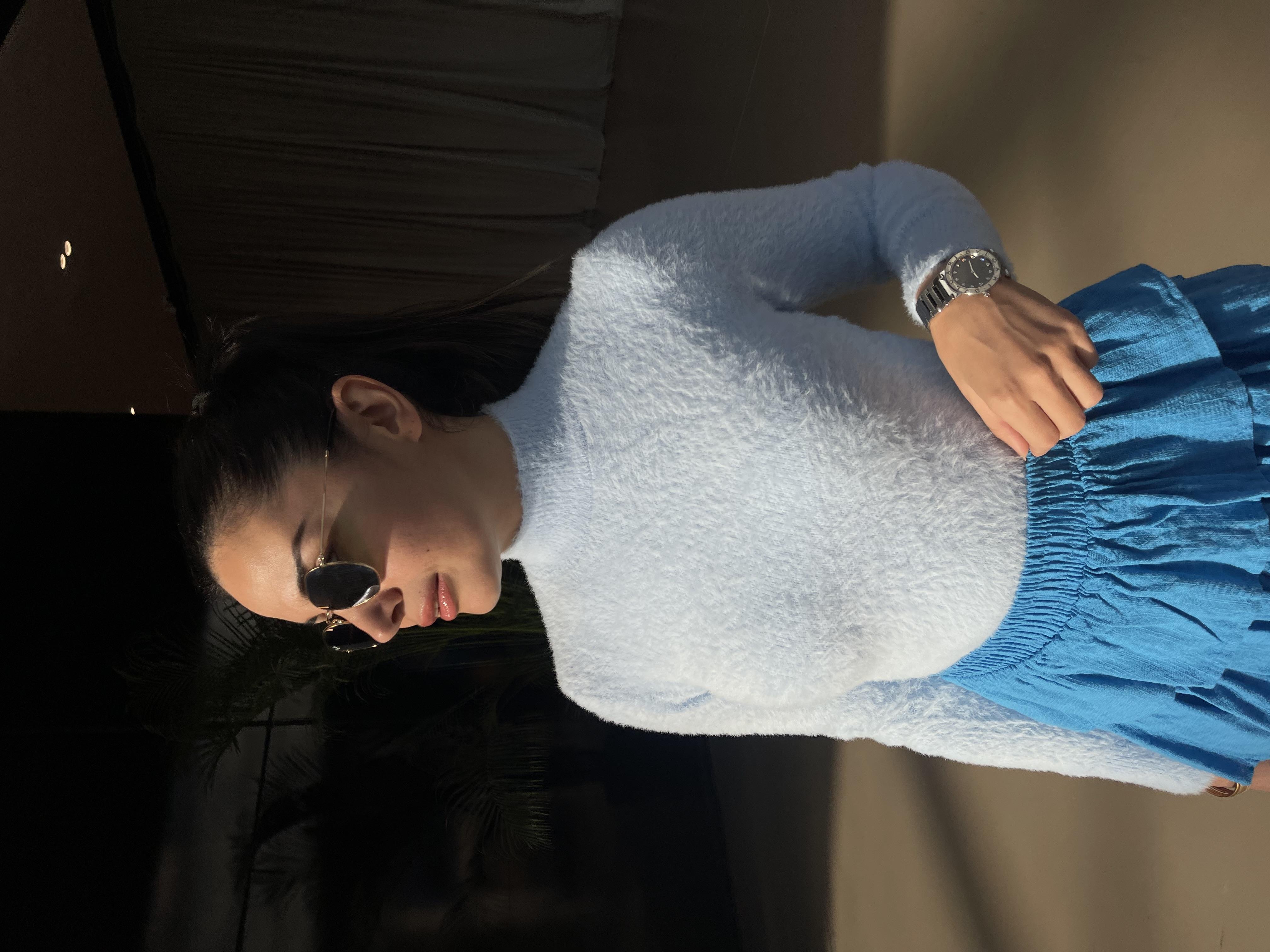 BEBE MAVİ YUMOŞ KAZAK