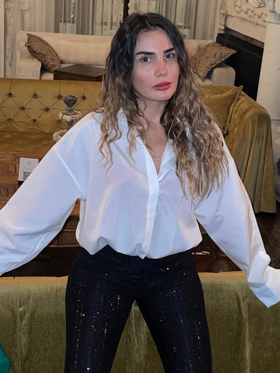 BEYAZ OVERSIZE GÖMLEK