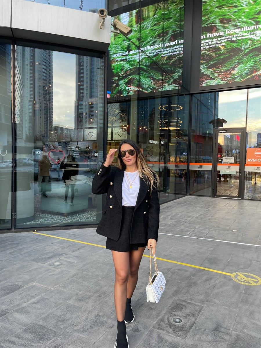 CEKET ŞORT ETEK TAKIM