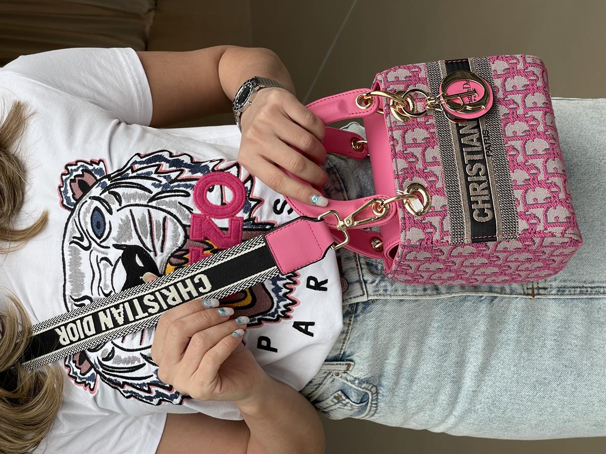 DIOR PEMBE ÇANTA