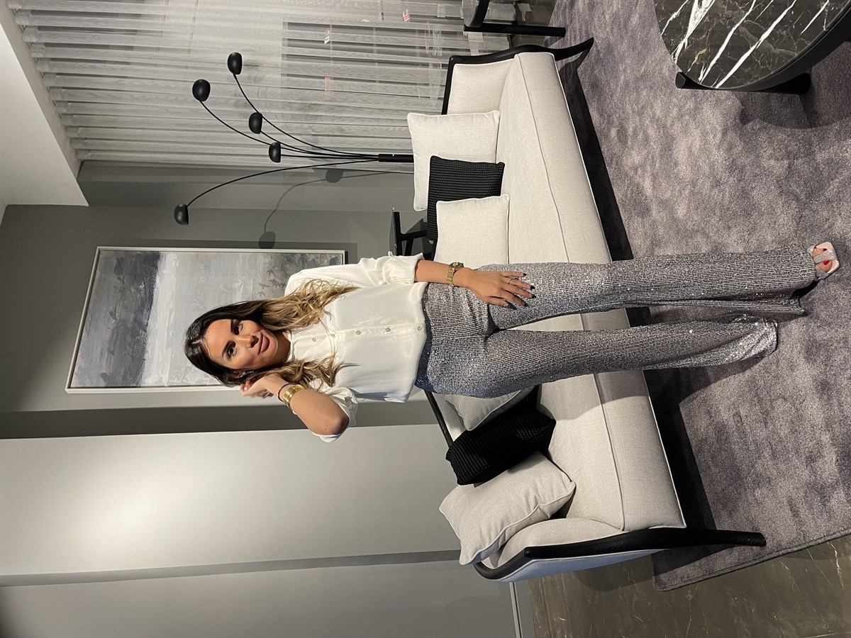 GRİ PAYETLİ PANTOLON