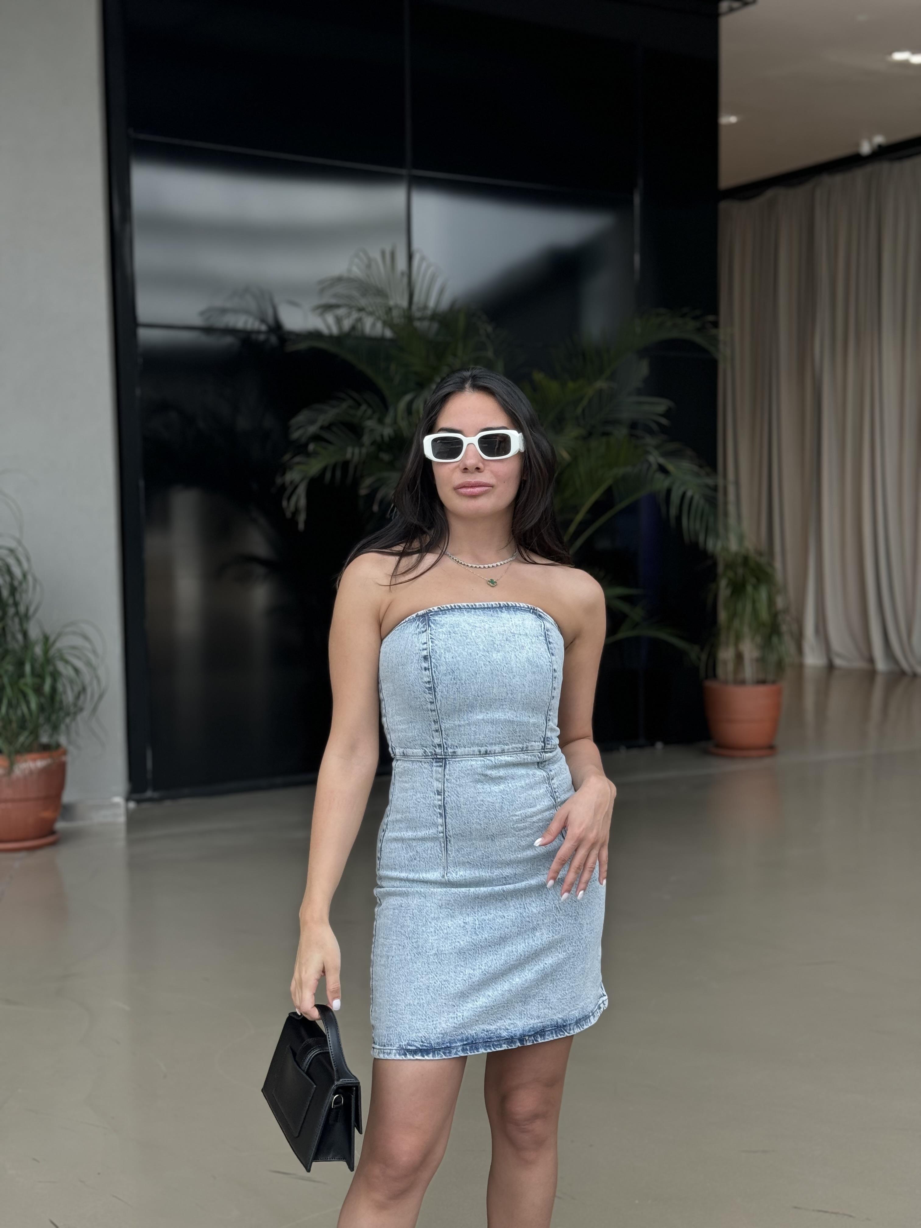 KAR YIKAMA MİNİ ELBİSE