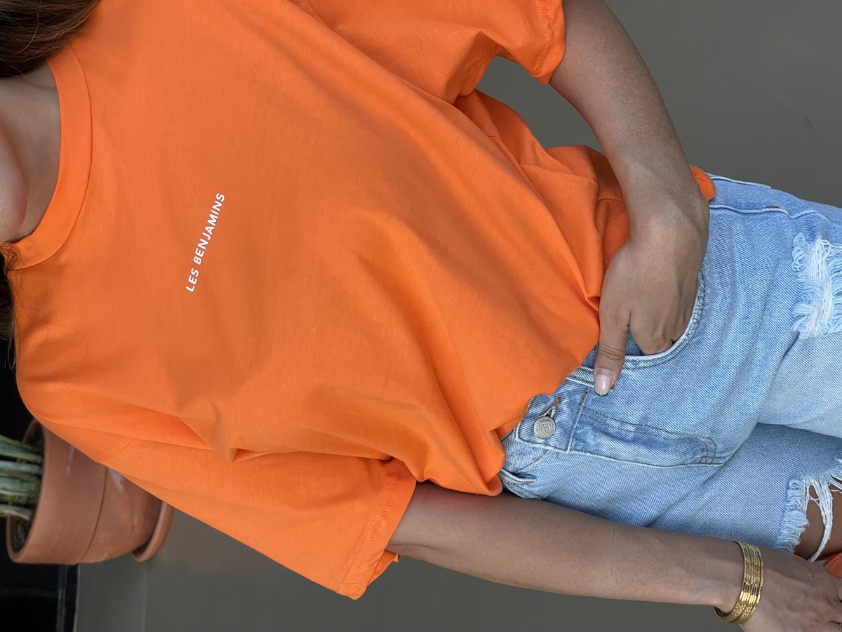 LES BENJAMINS TURUNCU T-SHIRT