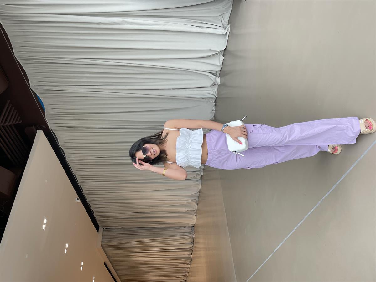 LİLA PARAŞÜT KARGO PANTOLON