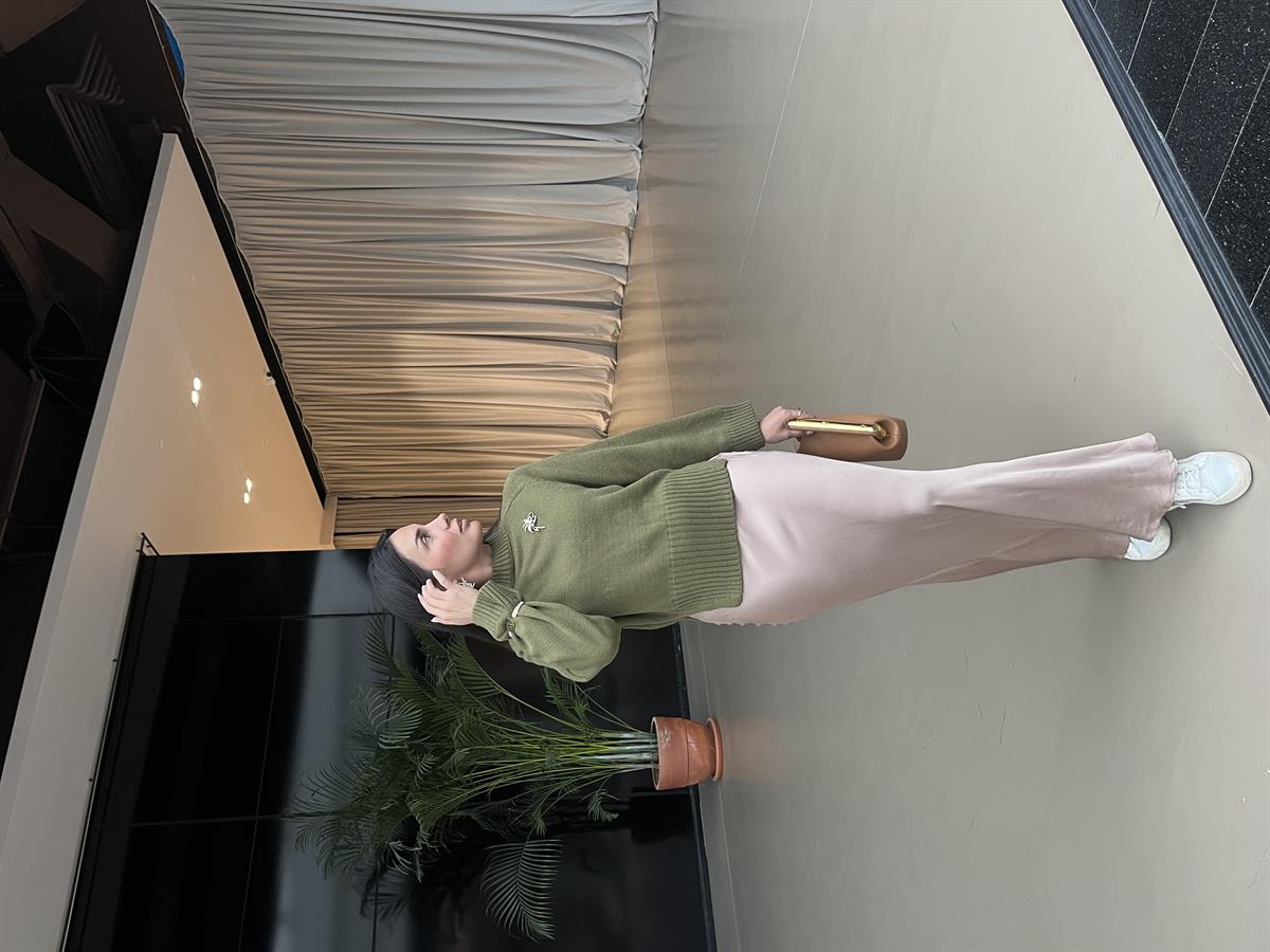 MASSIMO DUITTI HAKİ RENK KAZAK
