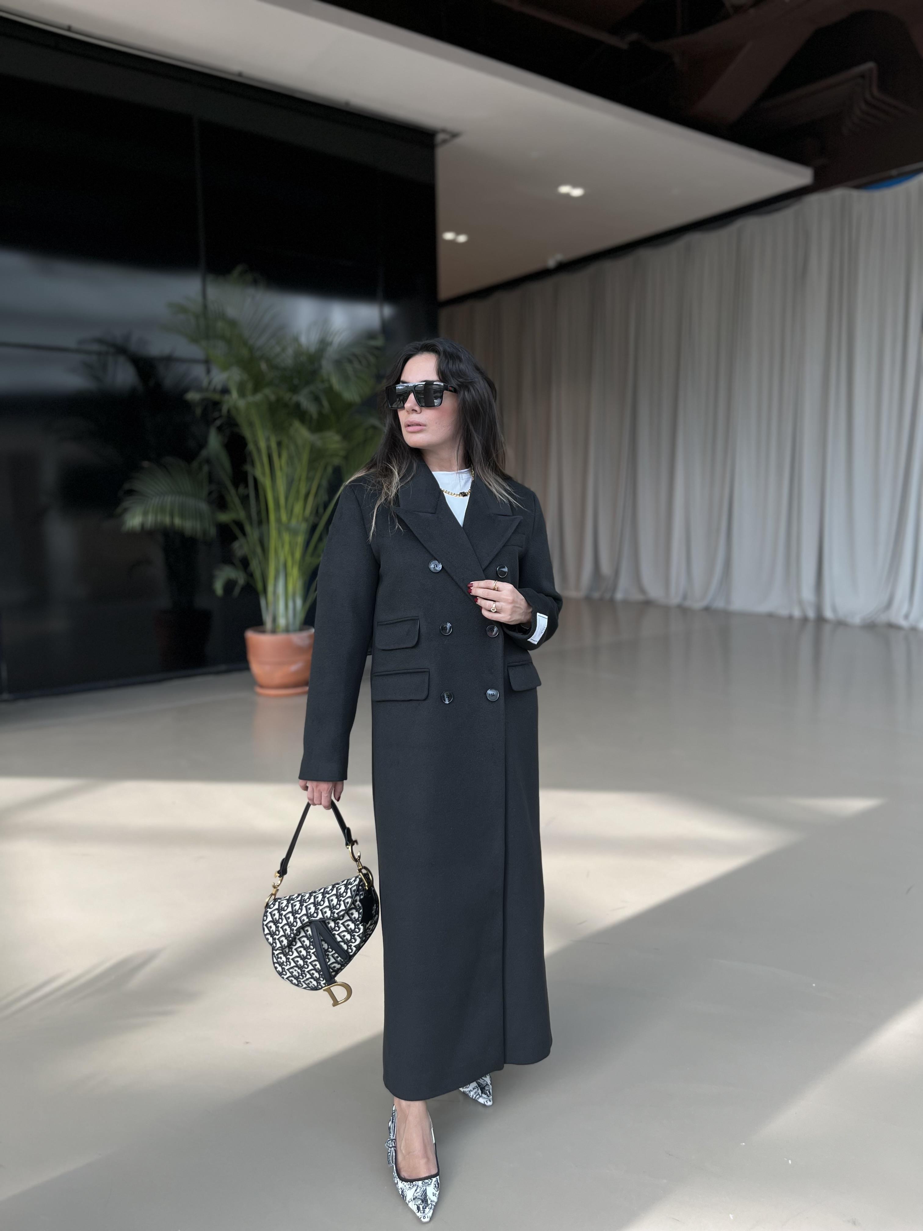 SAGAZA MODEL SİYAH KABAN