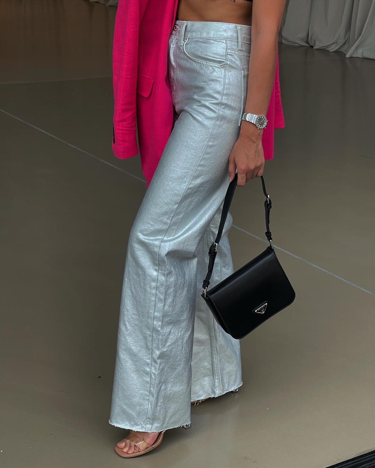 SILVER DENIM PANTOLON