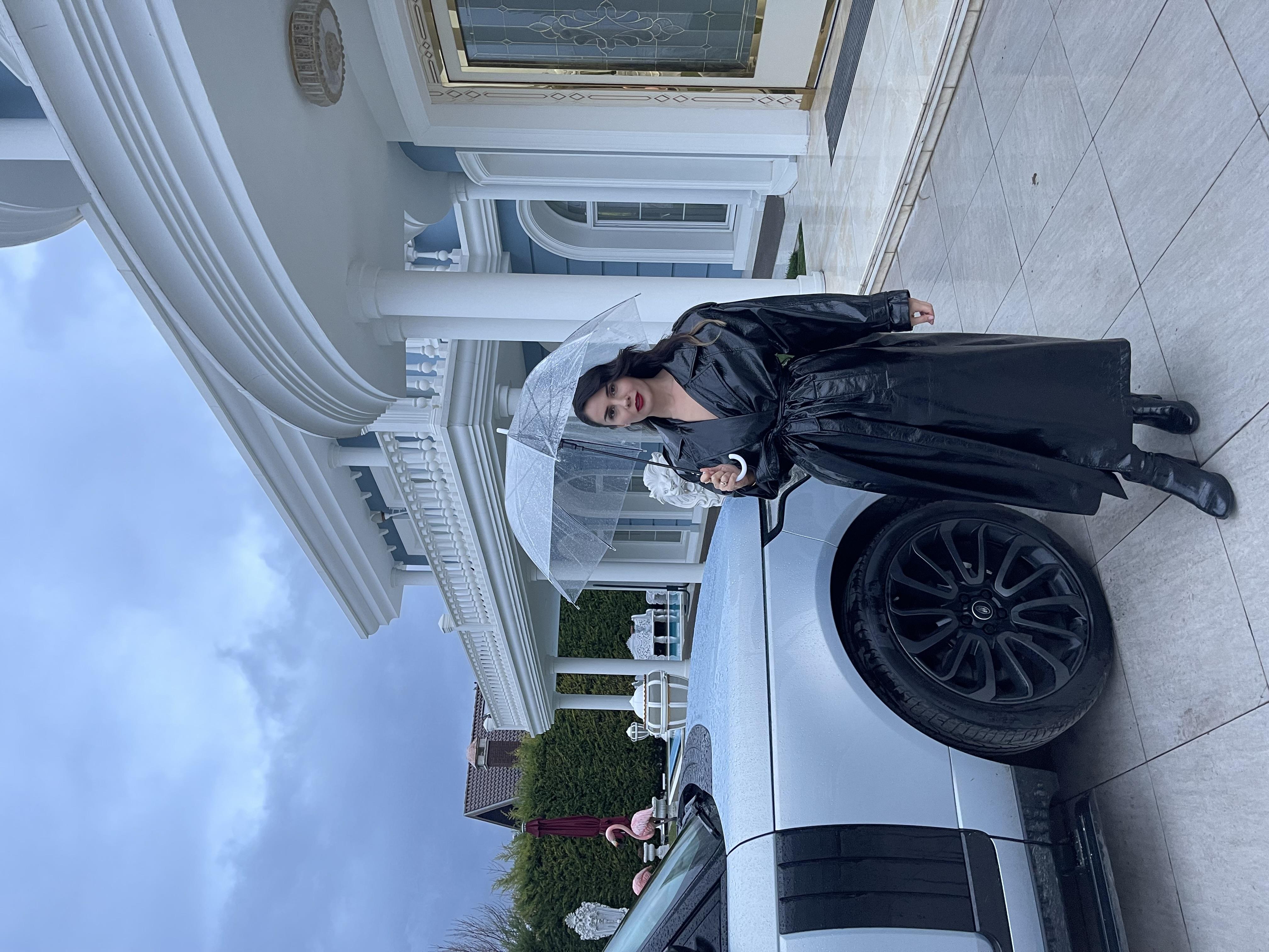 SİYAH RUGAN TRENÇKOT